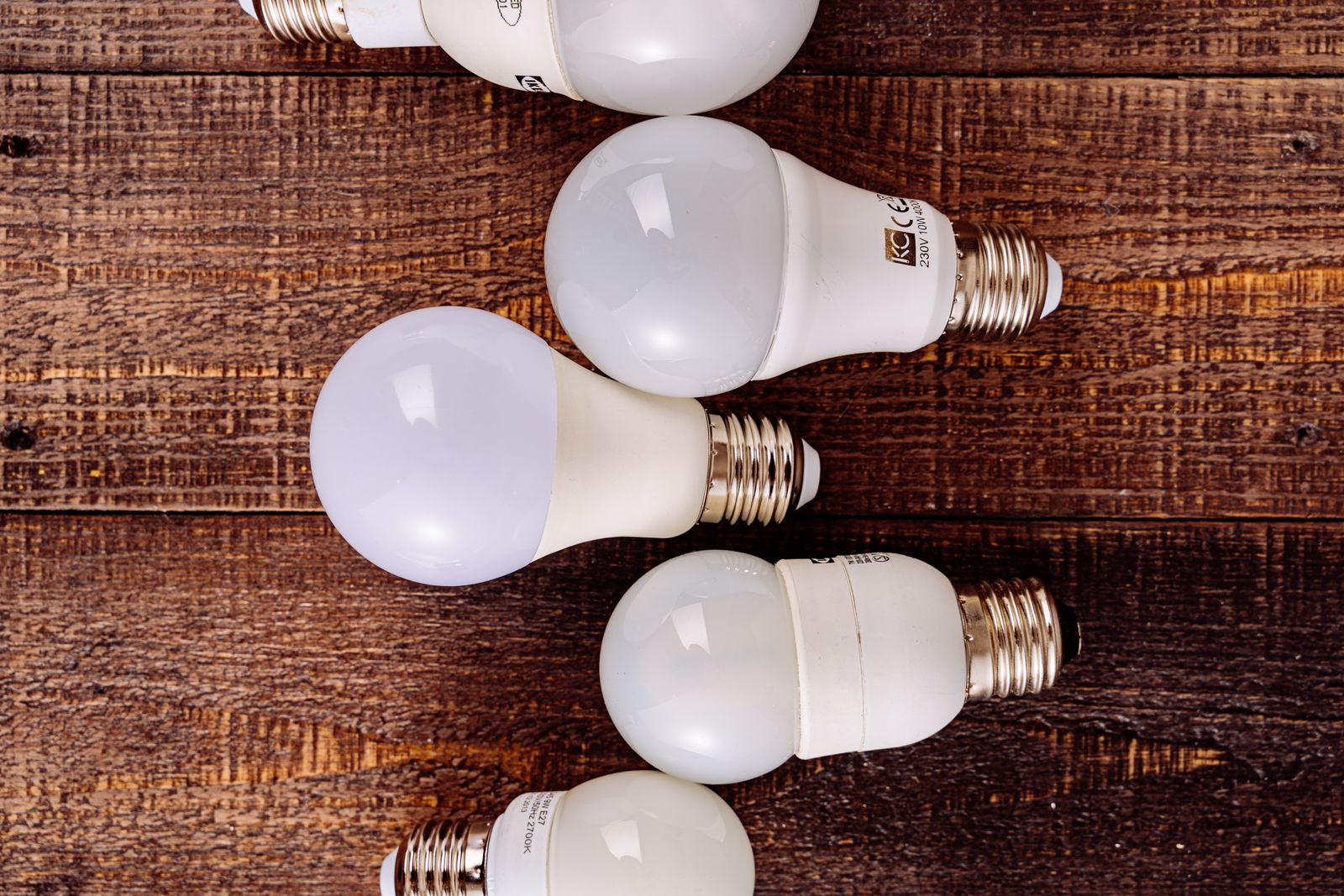 Energy-efficient LED light bulbs
